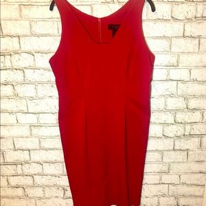 Express stretch dress with adjustable slit